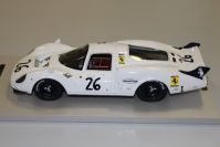 Tecnomodel 1967 Ferrari Ferrari 365 P - White elephant - Le Mans #26 - White