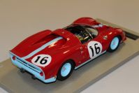 Tecnomodel 1966 Ferrari Ferrari 365 P2 24h Le Mans #16 Red / Blue