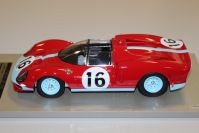 Tecnomodel 1966 Ferrari Ferrari 365 P2 24h Le Mans #16 Red / Blue