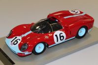 Tecnomodel 1966 Ferrari Ferrari 365 P2 24h Le Mans #16 Red / Blue