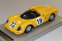 Tecnomodel 1966 Ferrari Ferrari 365 P2 - Test Le Mans 1966 #19 - 100/100 Yellow