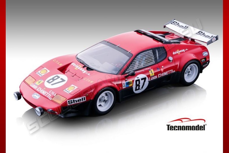 Tecnomodel  Ferrari Ferrari 512BB Le Mans 24h 1978 Luigi Chinetti #87 Red
