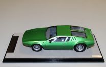 Tecnomodel  De Tomaso De Tomaso Mangusta - METALLIC TARA GREEN- Green Metallic