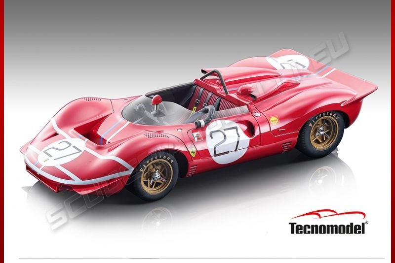 Tecnomodel  Ferrari Ferrari 350 P4 Can Am Laguna Seca 1967 #27 Red