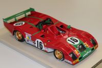 Tecnomodel 1973 Ferrari Ferrari 312 PB Le Mans 1973  #16 Red