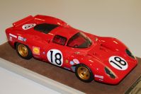 Tecnomodel 1969 Ferrari .Ferrari 312 P Coupe  - Le Mans #18 - Red