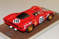 Tecnomodel 1969 Ferrari .Ferrari 312 P Coupe  - Le Mans #18 - Red