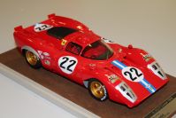 Tecnomodel 1970 Ferrari Ferrari 312 P Coupe  - Sebring #22 - Red