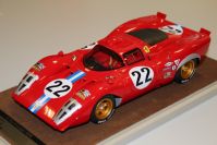 Tecnomodel 1970 Ferrari Ferrari 312 P Coupe  - Sebring #22 - Red