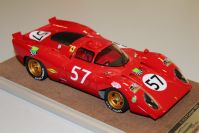 Tecnomodel 1970 Ferrari Ferrari 312 P Coupe - Le Mans #57 - Red