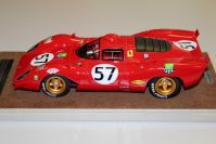 Tecnomodel 1970 Ferrari Ferrari 312 P Coupe - Le Mans #57 - Red