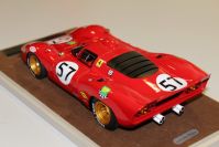 Tecnomodel 1970 Ferrari Ferrari 312 P Coupe - Le Mans #57 - Red