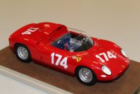 Tecnomodel 1963 Ferrari .Ferrari 250 P - Targa Florio #174 - Red