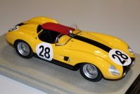 Tecnomodel 1957 Ferrari Ferrari 500 TRC - 24h Le Mans #28 - Yellow