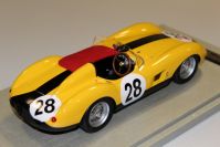 Tecnomodel 1957 Ferrari Ferrari 500 TRC - 24h Le Mans #28 - Yellow