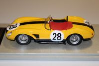 Tecnomodel 1957 Ferrari Ferrari 500 TRC - 24h Le Mans #28 - Yellow