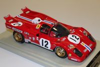 Tecnomodel 1971 Ferrari .Ferrari 512 M - 24h Le Mans #12 - Red