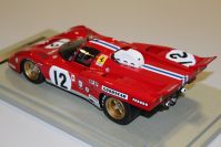 Tecnomodel 1971 Ferrari .Ferrari 512 M - 24h Le Mans #12 - Red