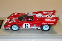 Tecnomodel 1971 Ferrari .Ferrari 512 M - 24h Le Mans #6 - Red / White