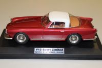 V12 Sportmodels 1956 Ferrari F250 GT Coupè Boano - VINTAGE RED / WHITE - Bordeaux