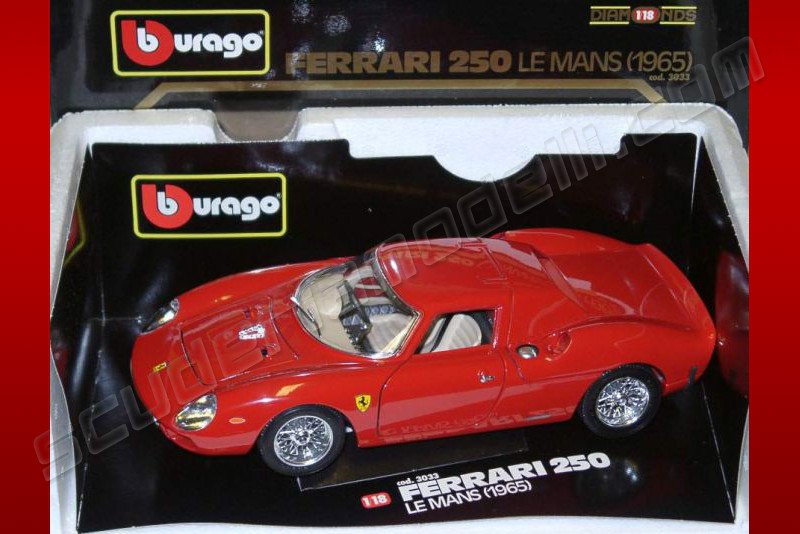 FERRARI 250 Le Mans 1965 cod.3033 - Bburago 1:18 | Aukro