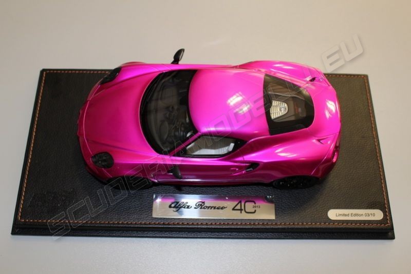 BBR Models Alfa Romeo 4C Geneve 2013 - PINK SHINE