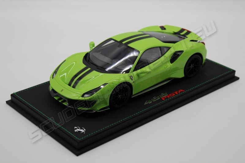 BBR Models Ferrari # Ferrari 488 PISTA - VERDE GERMOGLIO - Green