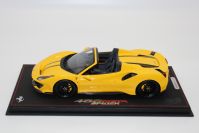 BBR Models Ferrari # Ferrari 488 PISTA Spider - GIALLO MODENA - Yellow Modas