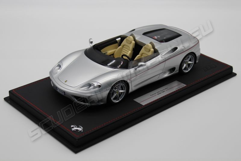 BBR Models Ferrari # Ferrari 360 Modena Barchetta - SILVER - Silver