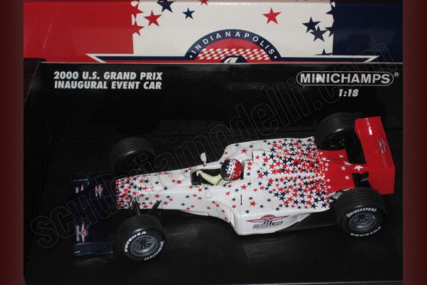 Minichamps SB 1/18 - Ferrari F300 US GP Event Car 2002 (occasion, Sans Boîte)