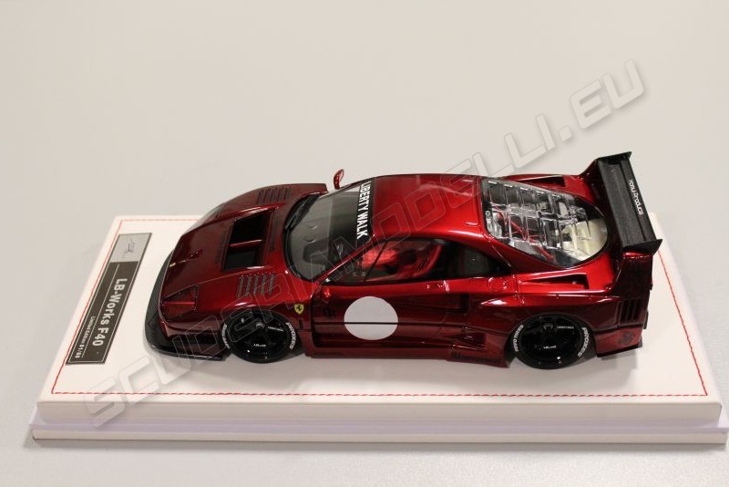 Ivy Models Ferrari # LB Works Ferrari F40 Wide Body - WINE RED METALLIC ...