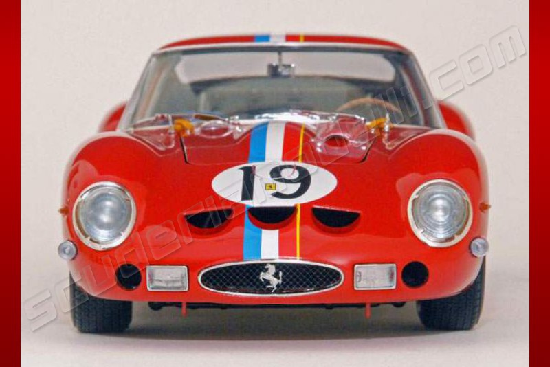 Ferrari 250 GTO #19 Le Mans 1962 - Miniature Kyosho 1/18 Rouge (08432A) Occasion