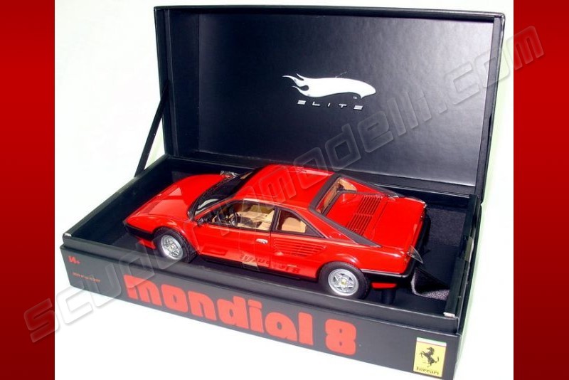 Ferrari Mondial 8 Rouge 1/18 Hot Wheels Elite - L7119 - Miniature Collection - état Neuf
