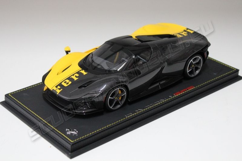 BBR Models Ferrari # Ferrari Daytona SP3 YELLOW / CARBON Yellow Modas