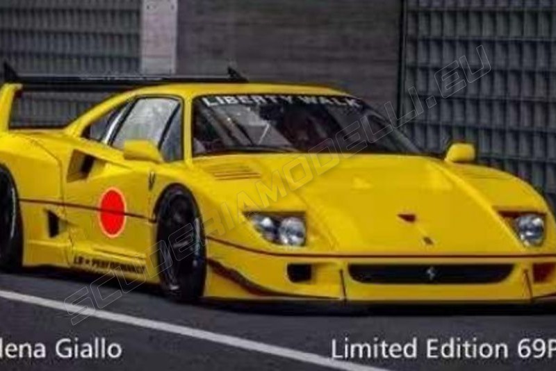 Ivy Models Ferrari # LB Works Ferrari F40 Wide Body - GIALLO MODENA ...